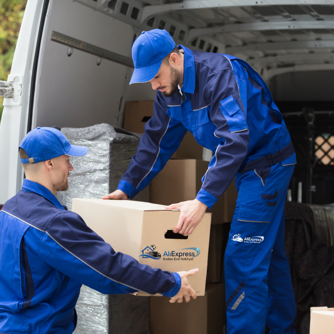 White and Blue Simple Packers and Movers Company Services Promotion Instagram Post 4